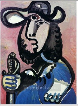 Musketeer 1972 cubism Pablo Picasso Oil Paintings